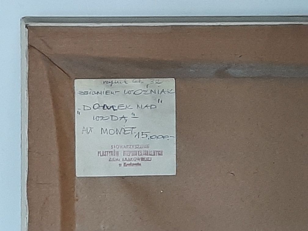 Kopia obrazu Claude Moneta "Domek nad wodą"