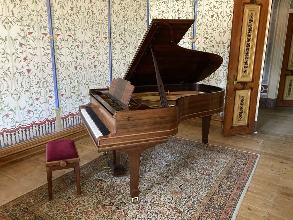 Steinway & Sons B-211 de 1900 Restaurado em Pau Santo