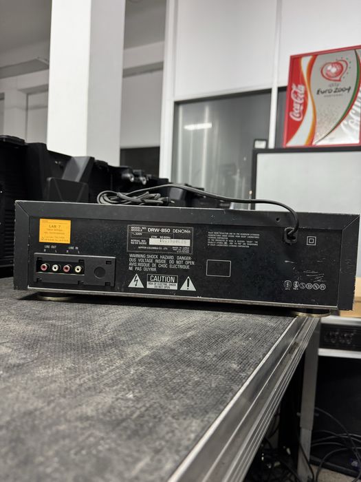 Denon DRW-850 Stereo Double Cassette Tape Deck