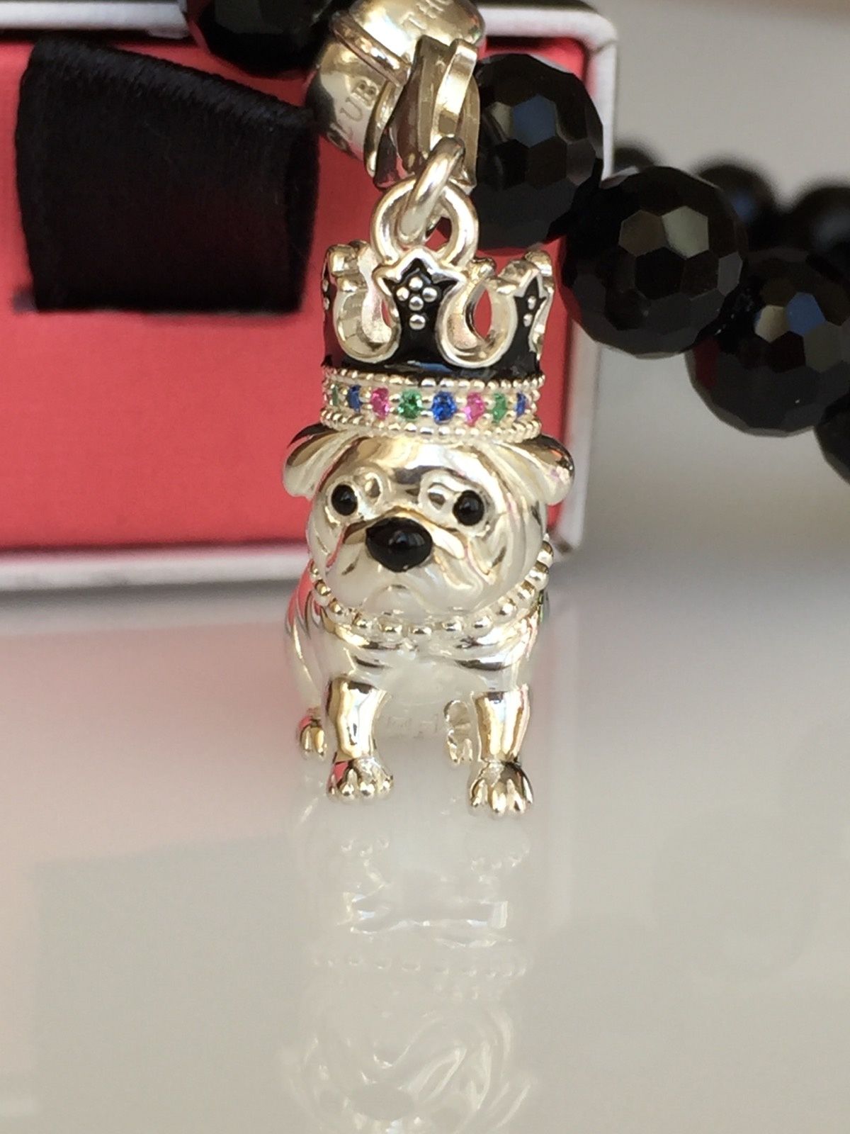 Срібна підвіска шарм Thomas Sabo, собачка Бульдог