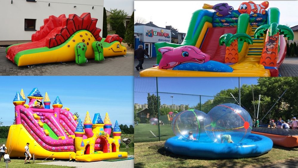Dmuchane zamki  dmuchańce  eurobungee kule wodne zorbing