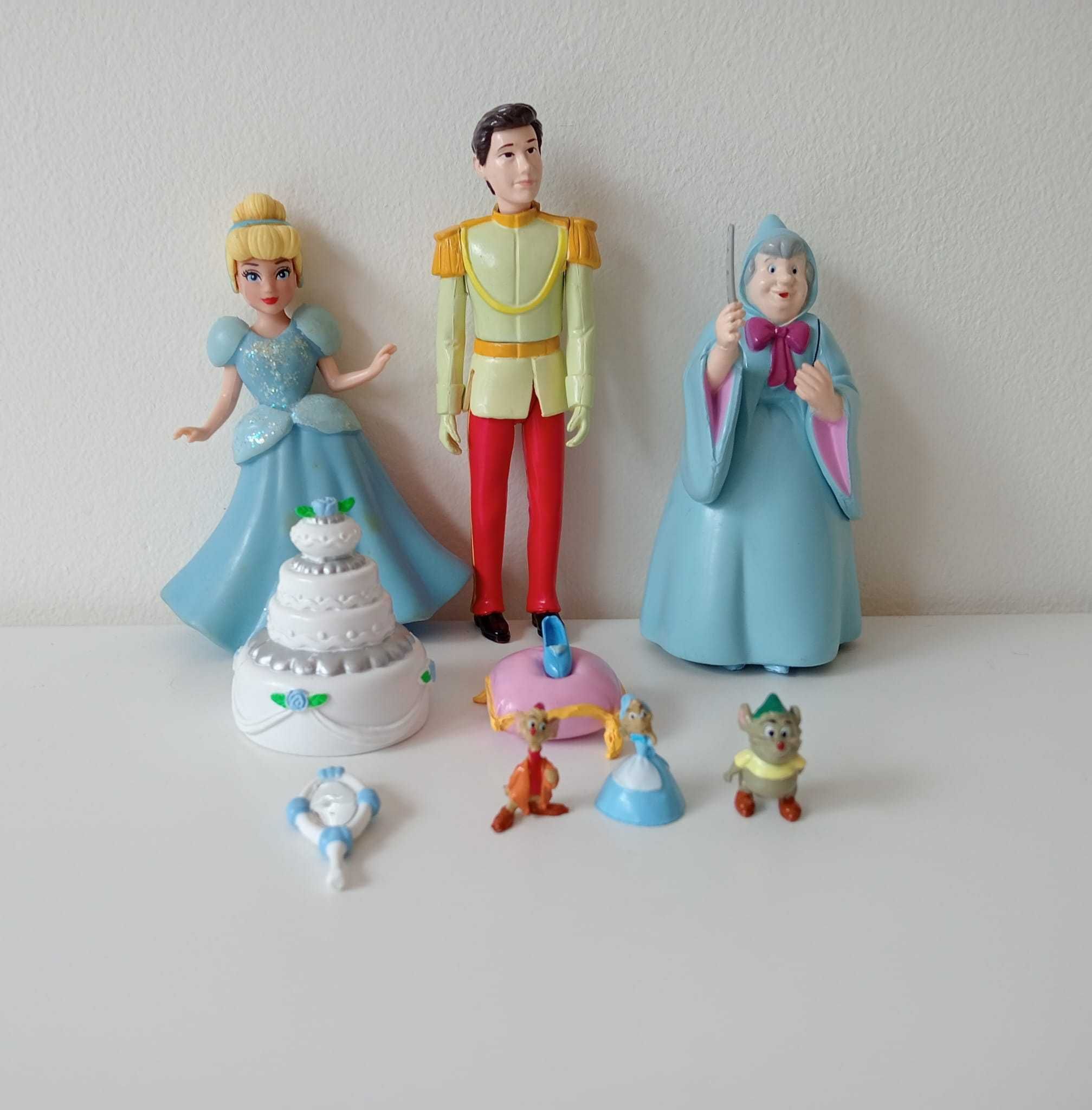 Princesa Cinderela, Príncipe e fada madrinha