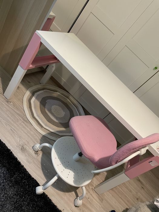 Stolik biurko fotel IKEA