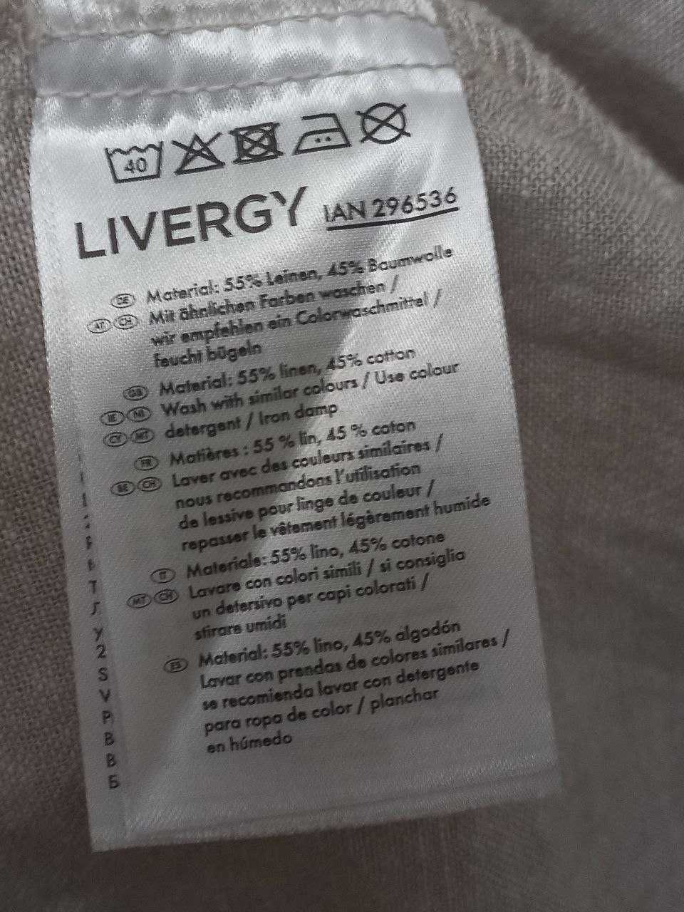 Сорочка льон Livergy р.XXL нова