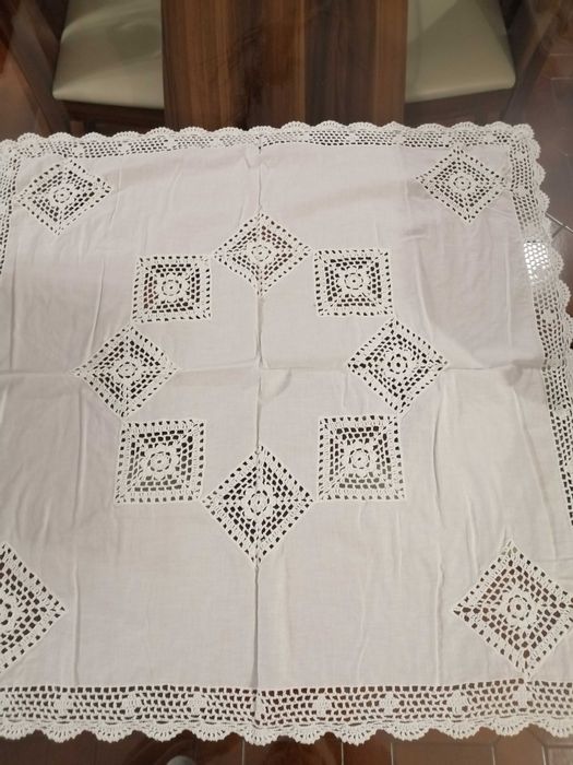 Toalhas de renda e bordadas camilha novas