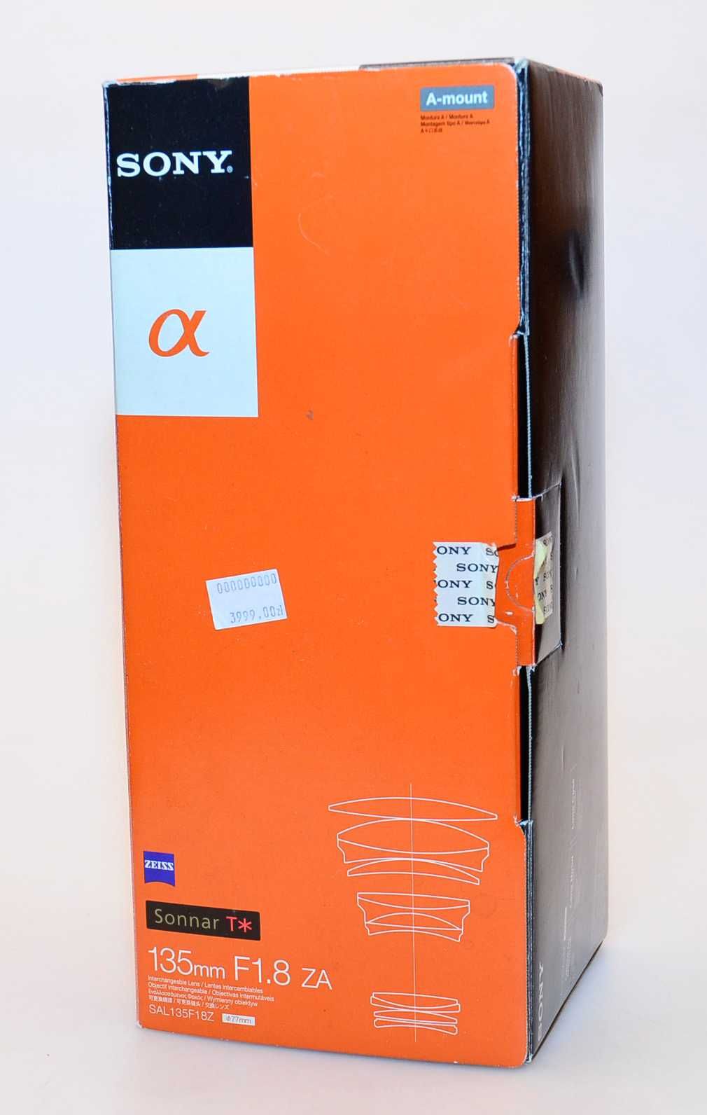 Obiektyw Sony A SAL 135 F1,8 Z