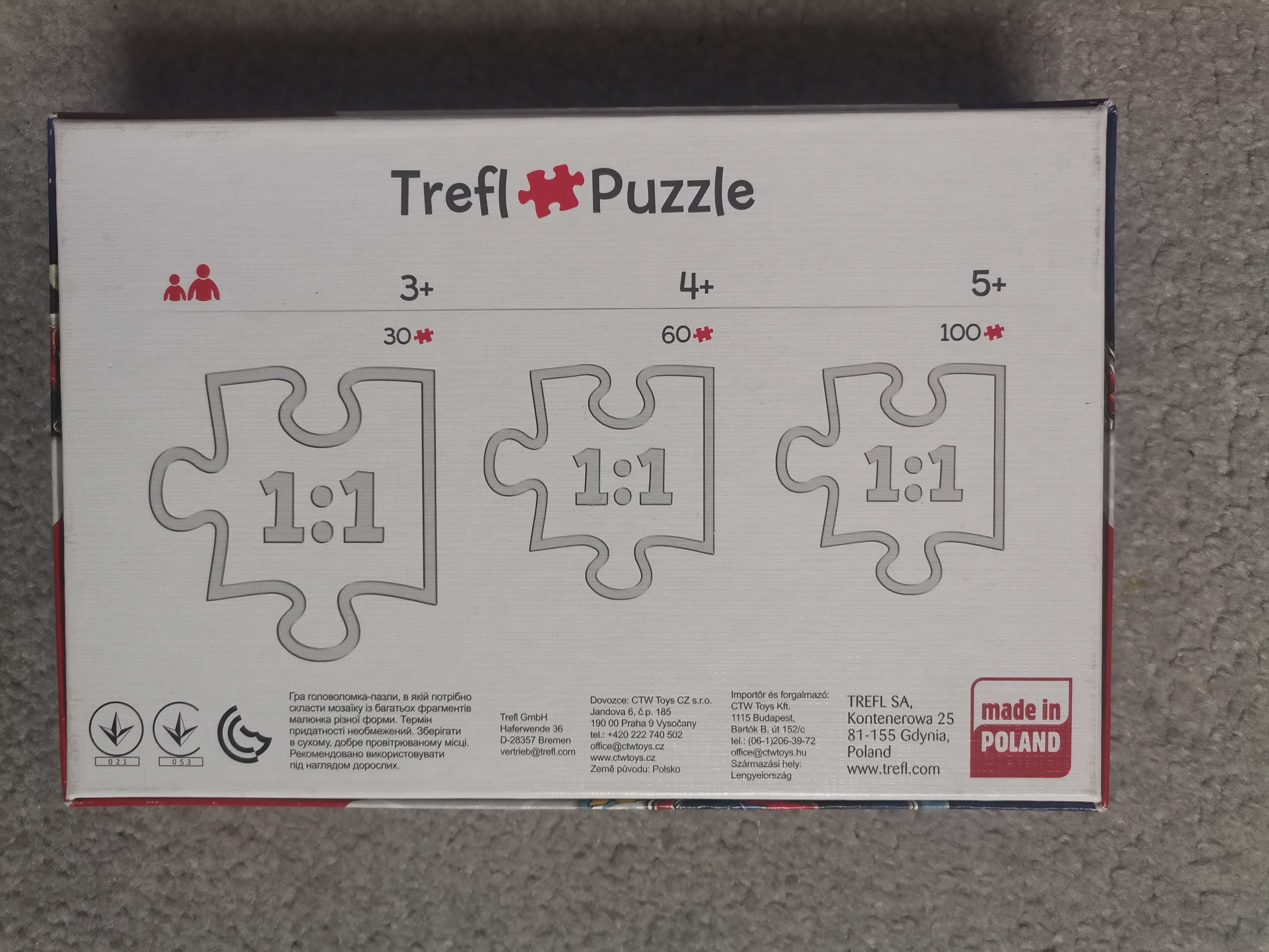 Puzzle Trefl Spiderman 60 sztuk