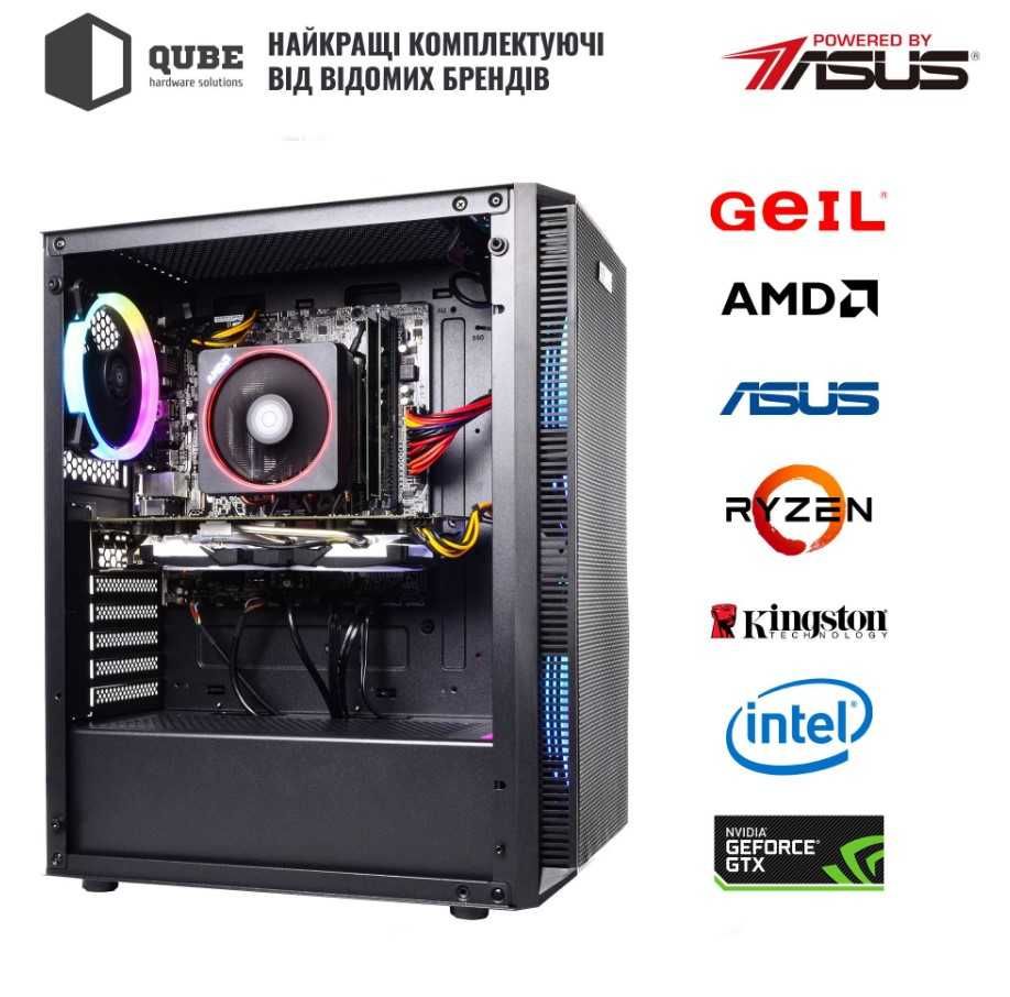 Ігровий комп'ютер QUBE QB i5 10400F RX 6600 XT 8GB 162