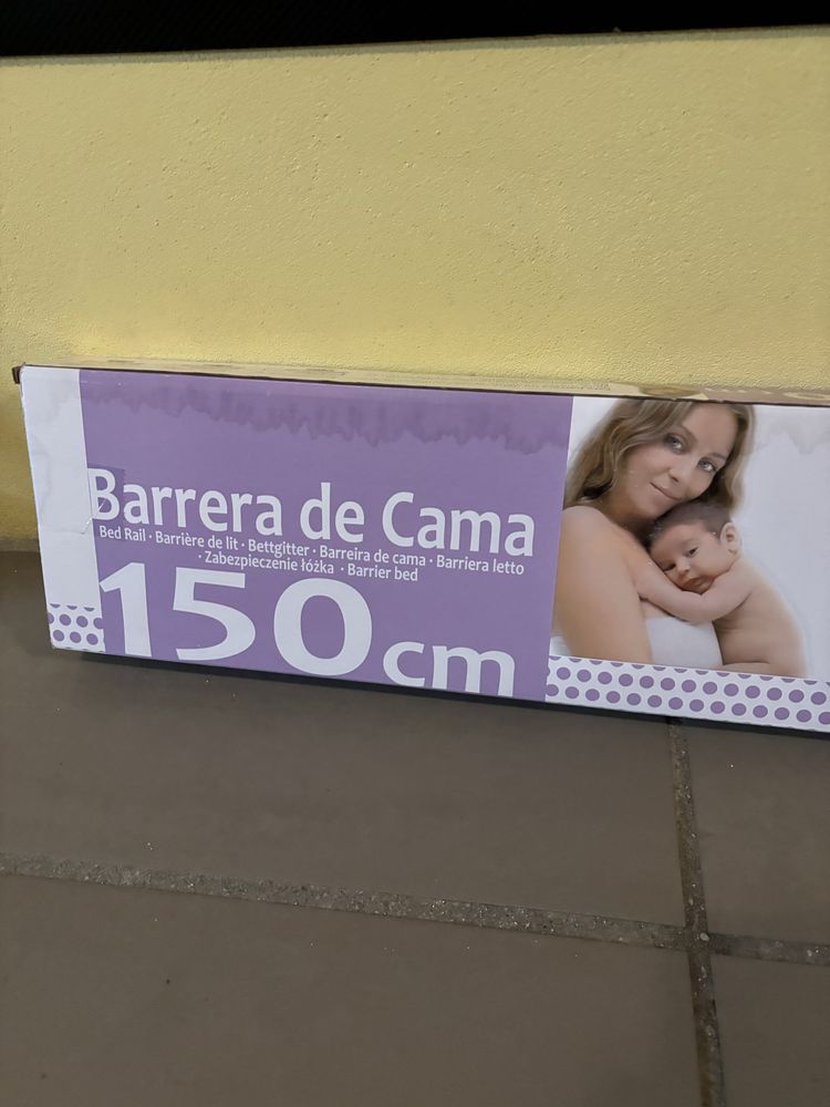 Barreira de segurança para cama com 150cm