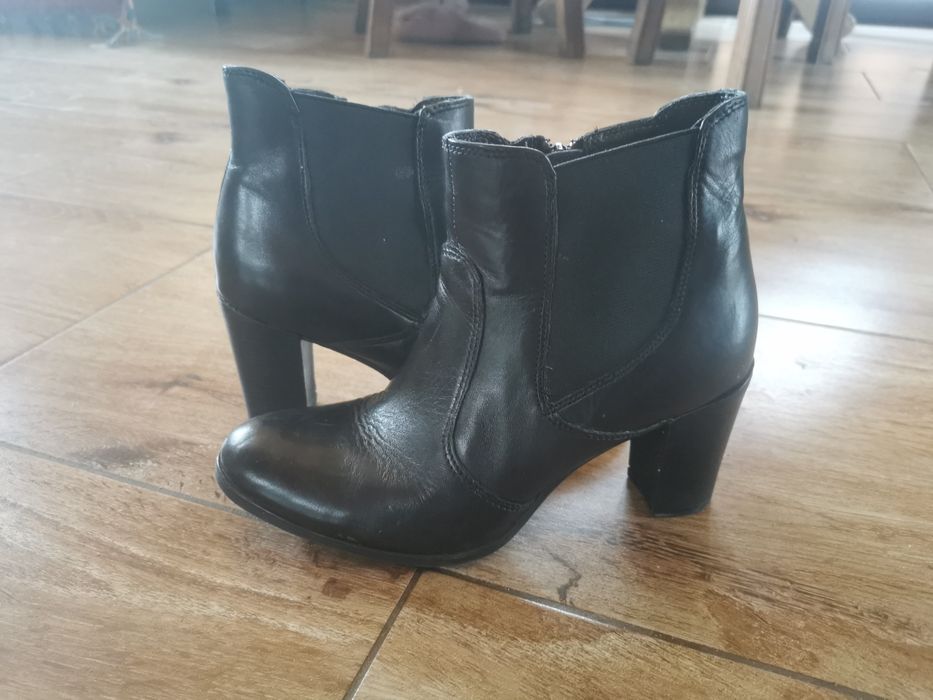 Botki 5th Avenue skóra ubrane 2 razy