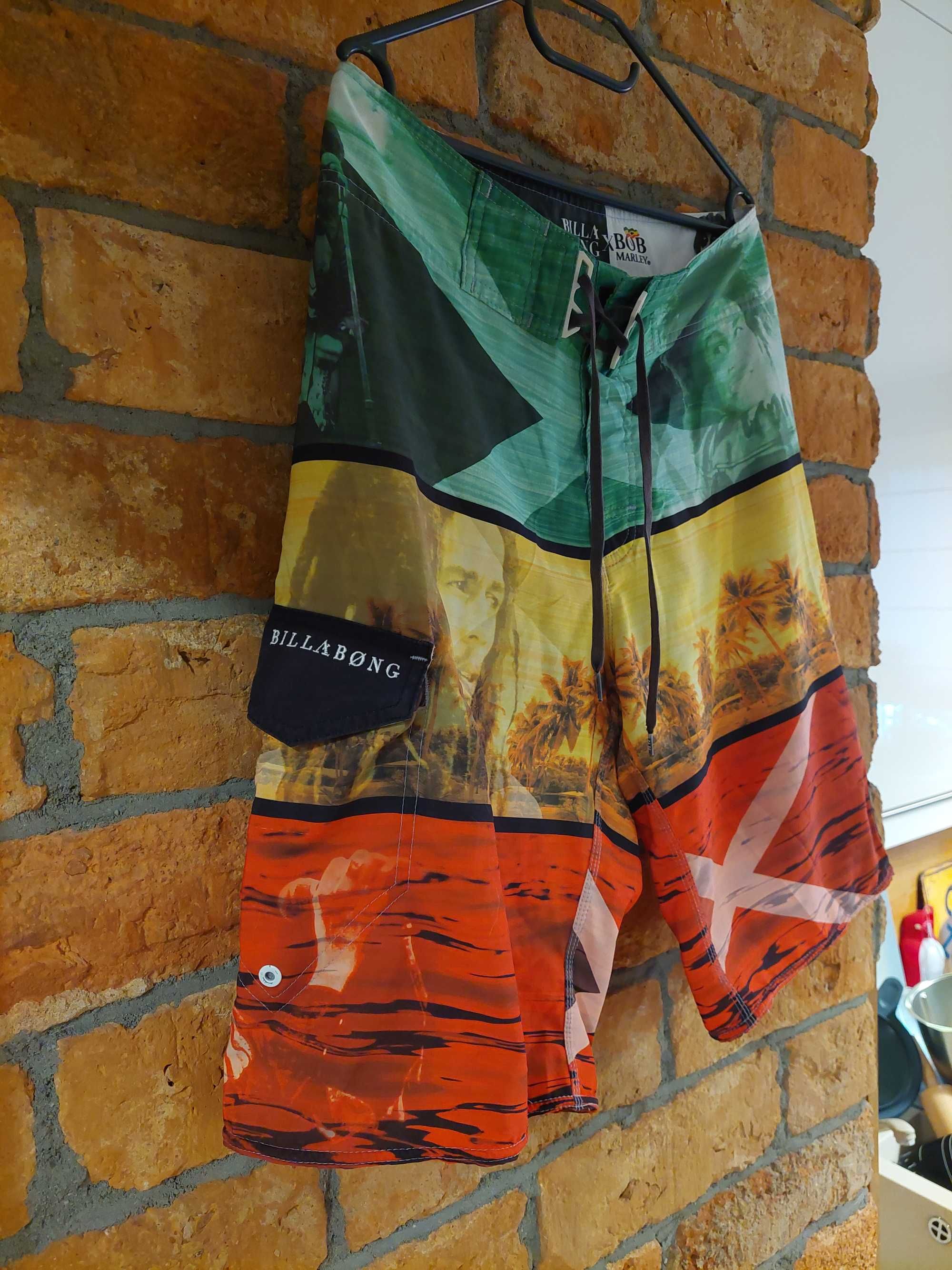 Spodenki szorty Boardshort Billabong X Bob Marley surfing M/L orygina