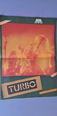 Plakat - TURBO - zespół ,  1985 , czasopismo - SUPER STAN