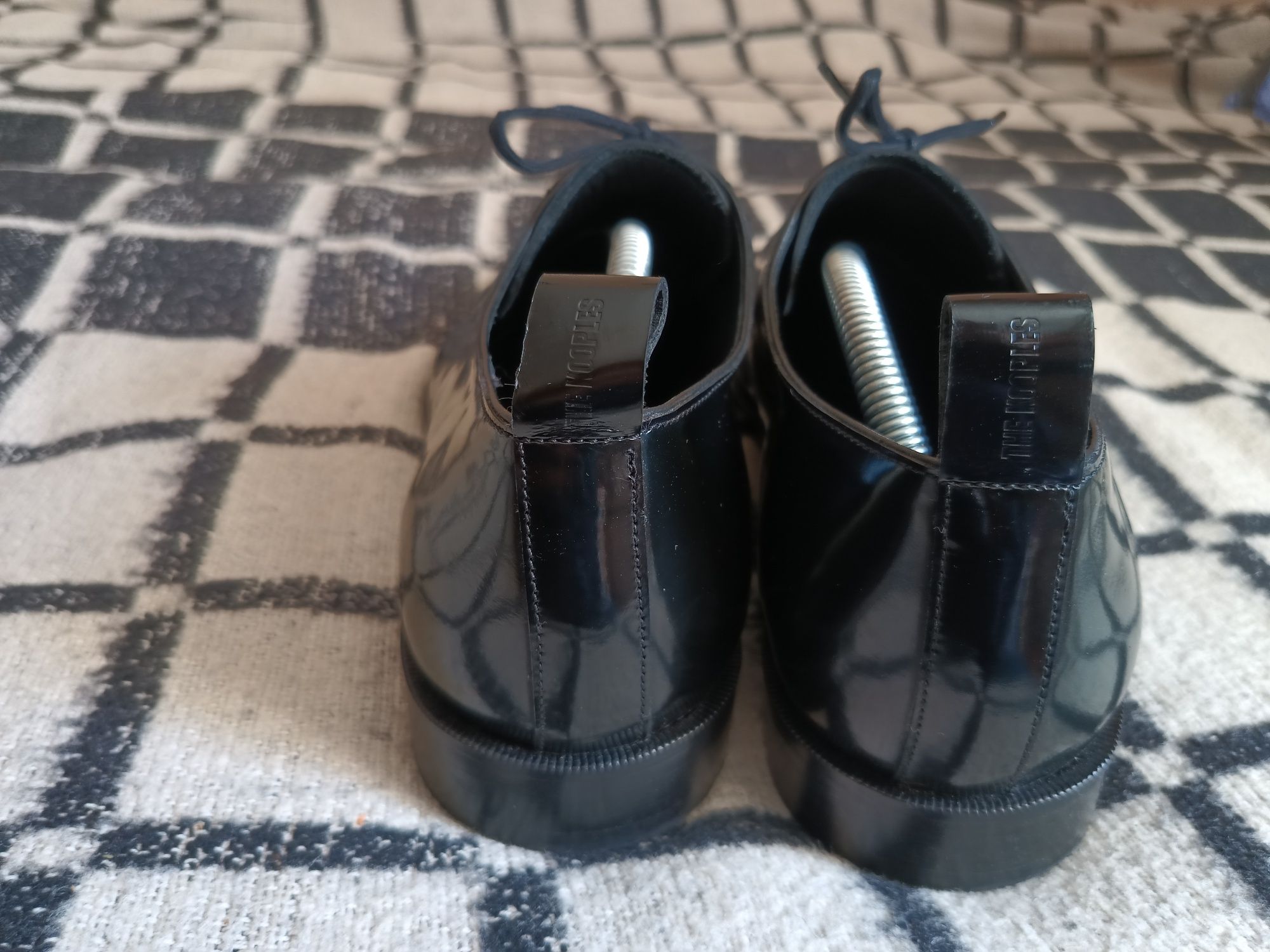 Туфлі The Kooples Derby’s Smooth Leather Lace Up Shoes