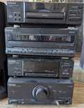 Wieża Technics SC-CH540 - amplifier, tuner, cd, kaseta, 2 głośniki