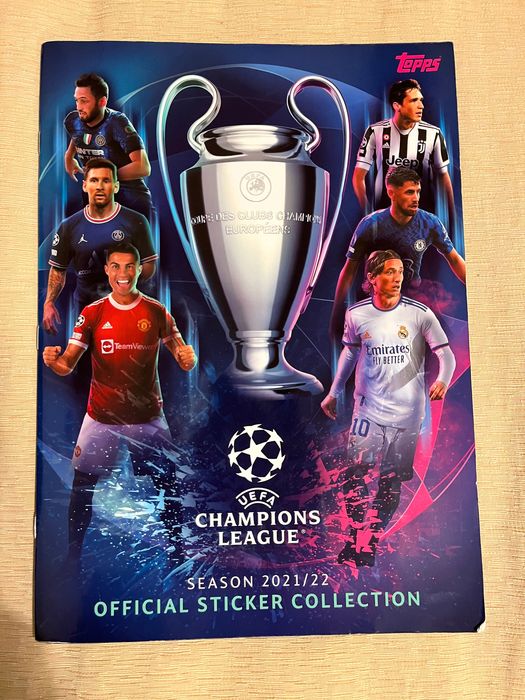 Caderneta Champions Topps