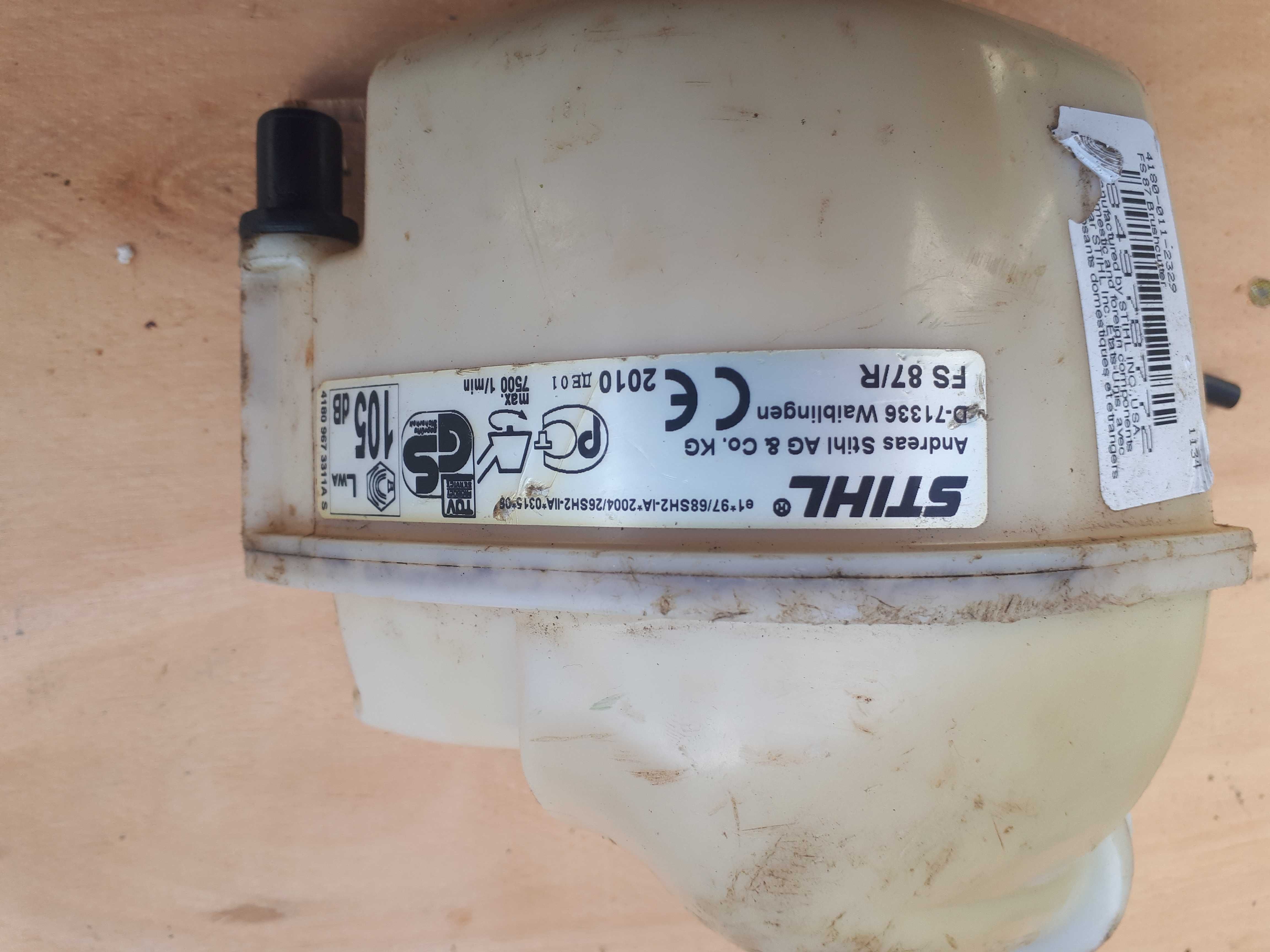 Zbiornik paliwa kosa stihl fs 87 i inne z korkiem orginal