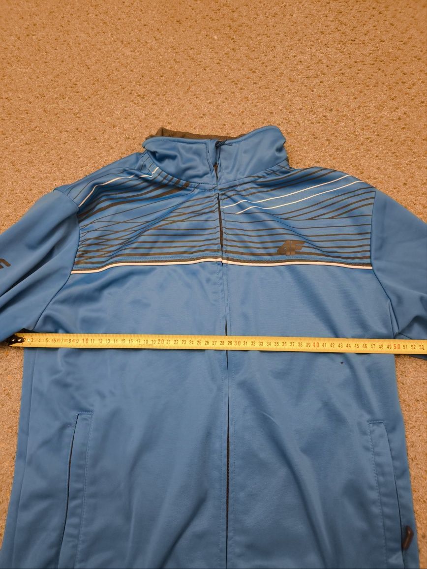 Bluza z suwakiem niebieska 4f