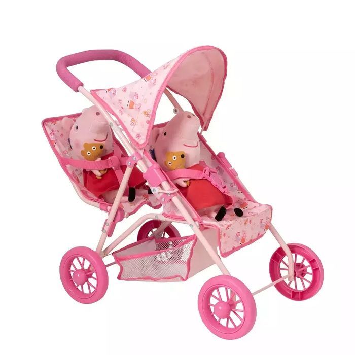 Peppa Pig spacerówka dla bliźniąt. HTI