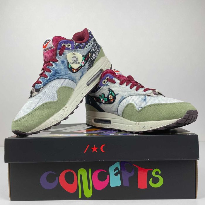 Tenisówki Nike x Concepts Air Max 1 "Mellow" Oil Green