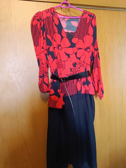 Vestido de festa tamanho único 55 cm cava a cava