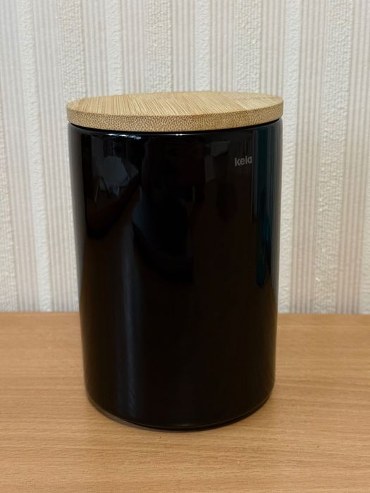 Декоративний смітничок для ванної Kela Cady 0,8 л Банка / Ємність