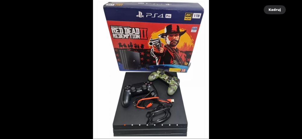 Konsola Sony  Playstation  4 PS4 PRO CUH-7216B 1TB + 2 PADY