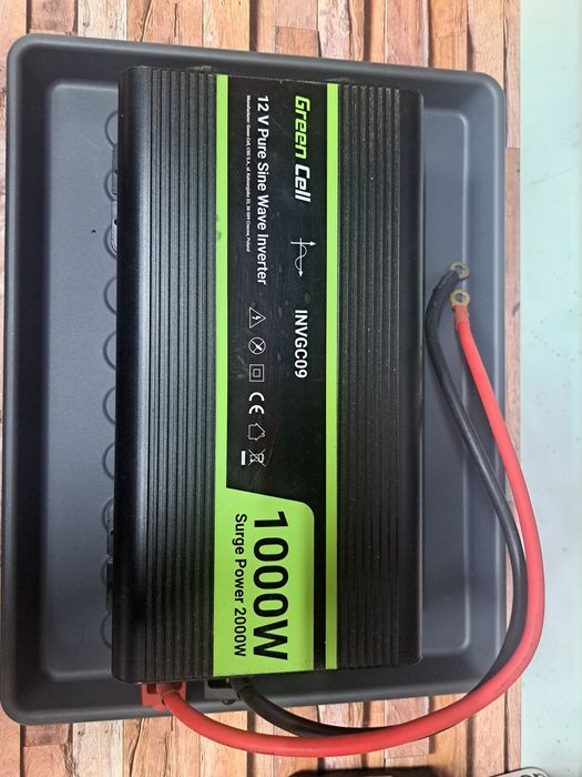 Inversor 12v 220v GreenCell onda pura 1000w