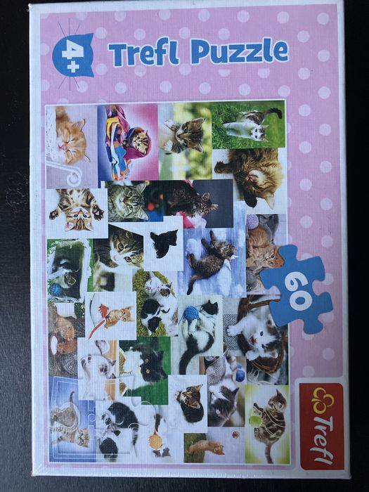 Puzzle Trefl 60 elementów, koty