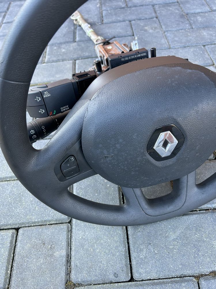 Kierownica AIR BAG przelacznik swiatel komplet Renault Trafic III 1,6