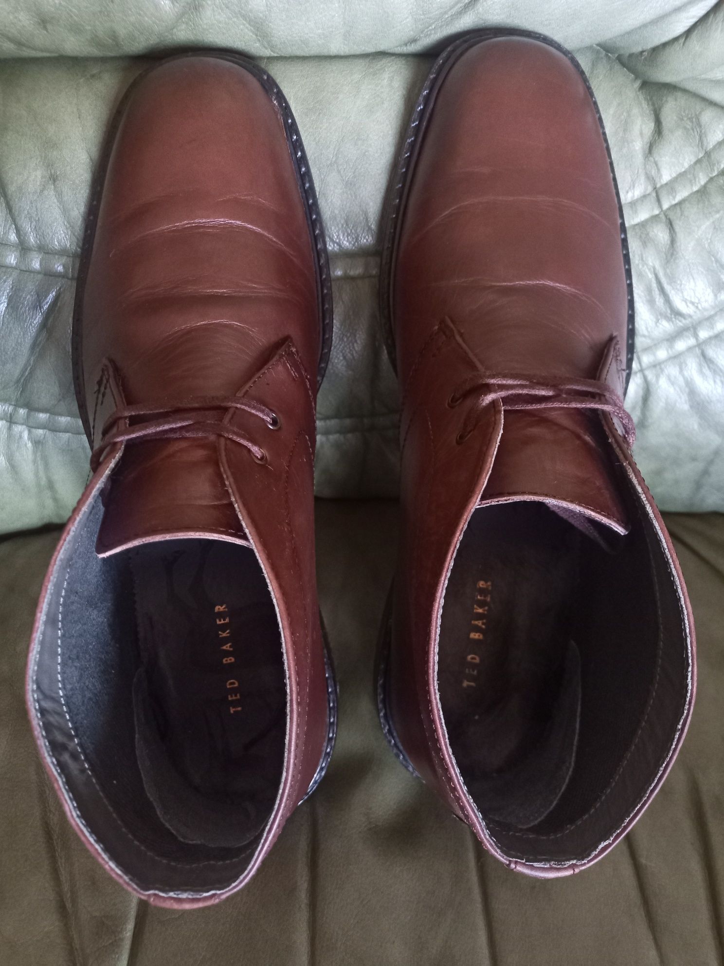 Ботинки кожаные Ted Baker London, размер 43-44.