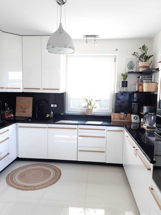 Uchwyt meblowy klejony o długości 184mm dębowy