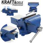 KRAFT&DELE Imadło Ślusarskie Stołowe 100mm Obrotowe Kowadło KD1101