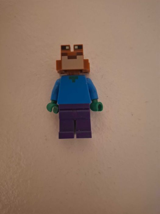 Boneco lego minecraft