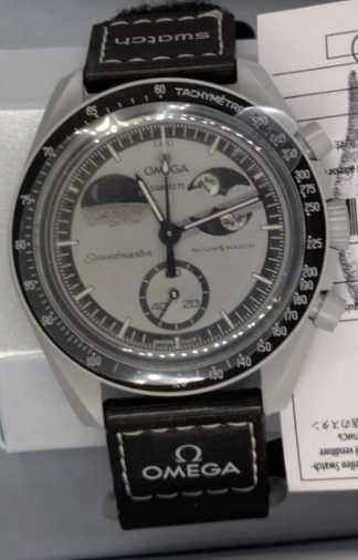 Swatch x Omega Bioceramic Moonswatch Mission To EarthPhase