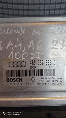 Sterownik komputer sinika Audi A4, A6 2,4 BOSCH 4BO.907.552 C