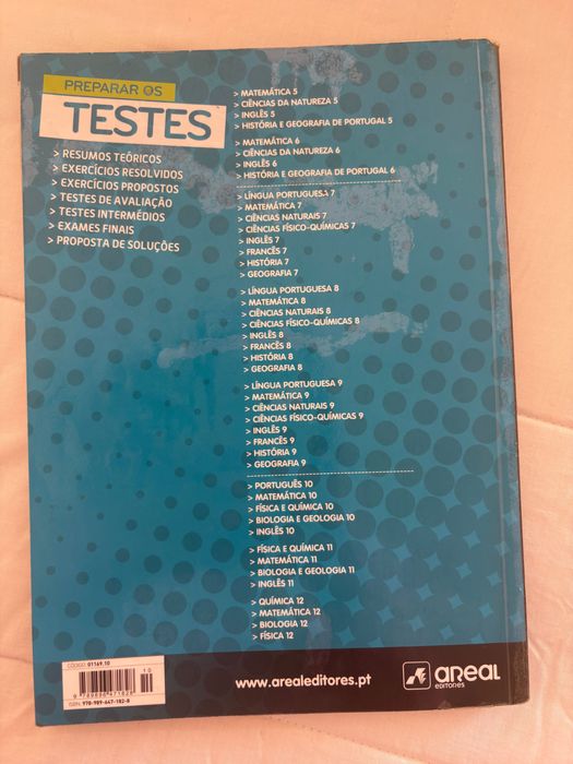 Livros “Preparar os Testes” 11 Ano - Areal Editores