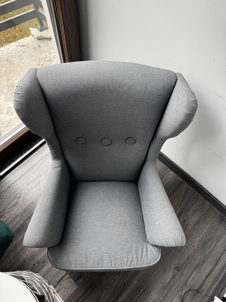 Fotel uszak IKEA (MAŁY) wymiary to wysokość 70 szerokość 57
