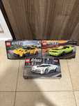Lego speed champions klocki nowe oryginalne 3 samochody zestaw