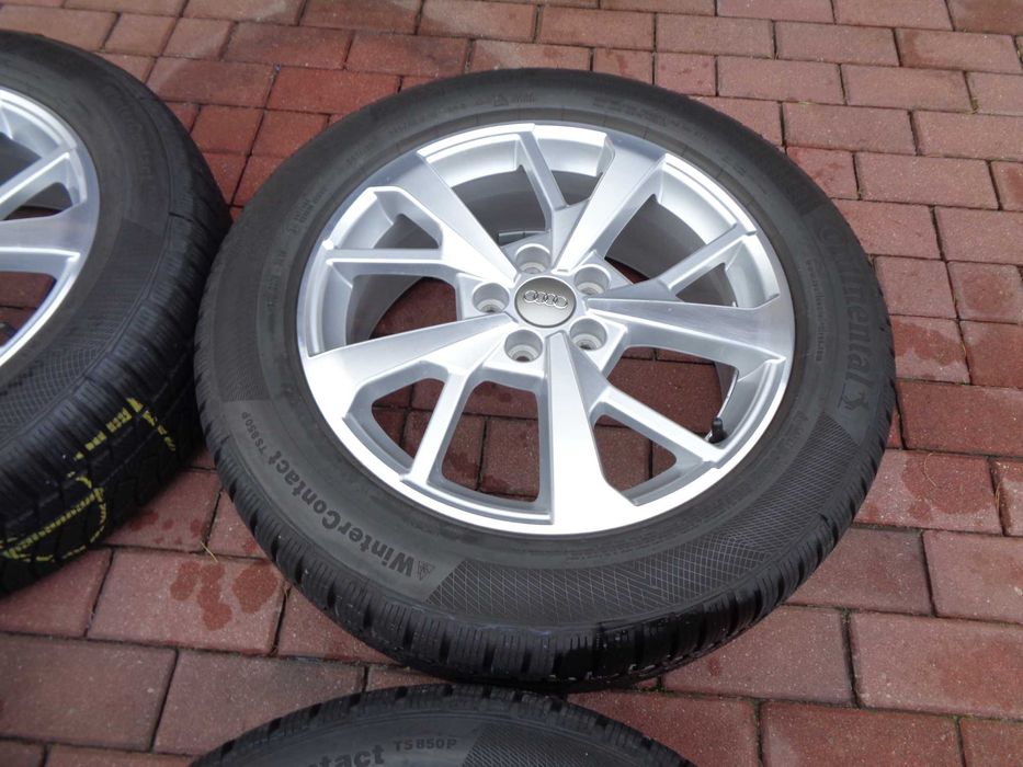 Alufelgi 18 Audi Q3 Kodiaq VW Tiguan z oponami 235/55/18 7/8mm BDB ORG