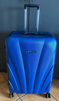 Large blue Paklite travel luggage