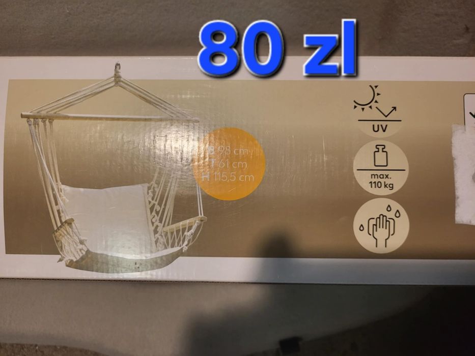 Krzesło brazylijskie fotel wiszący