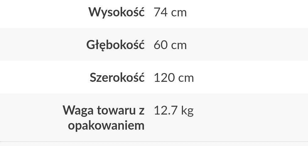 Biurko loftowe białe