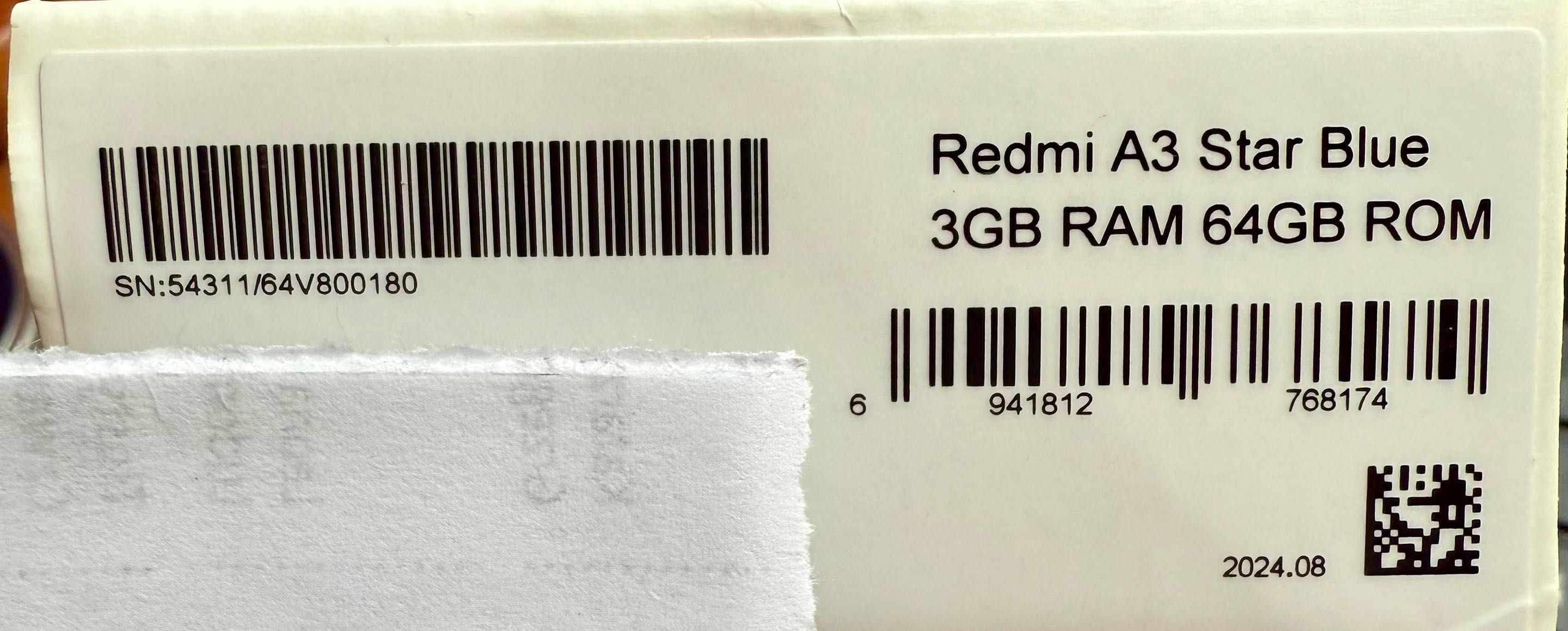 Komórka A3 Redmi stan jak nowa z mocnym etui masywna bateria 5000nAh