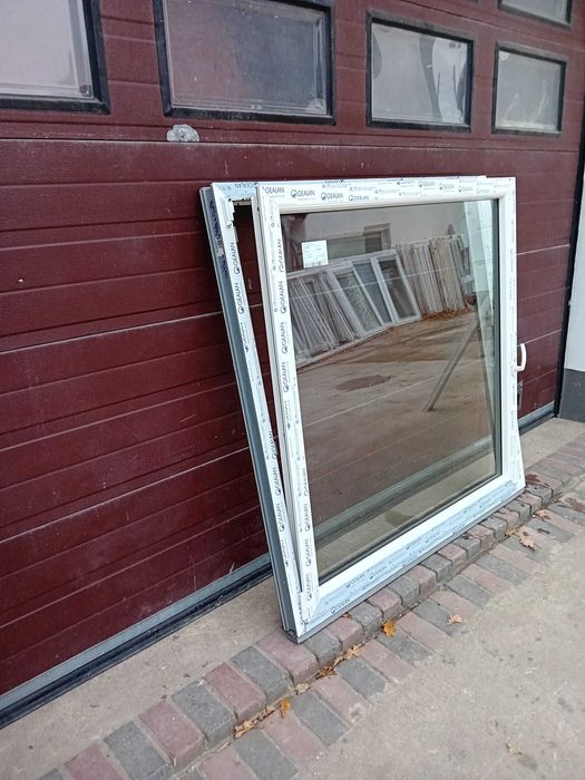 Okno antracyt 134/146x145/147 nowe pcv plastikowe antracytowe DOWÓZ