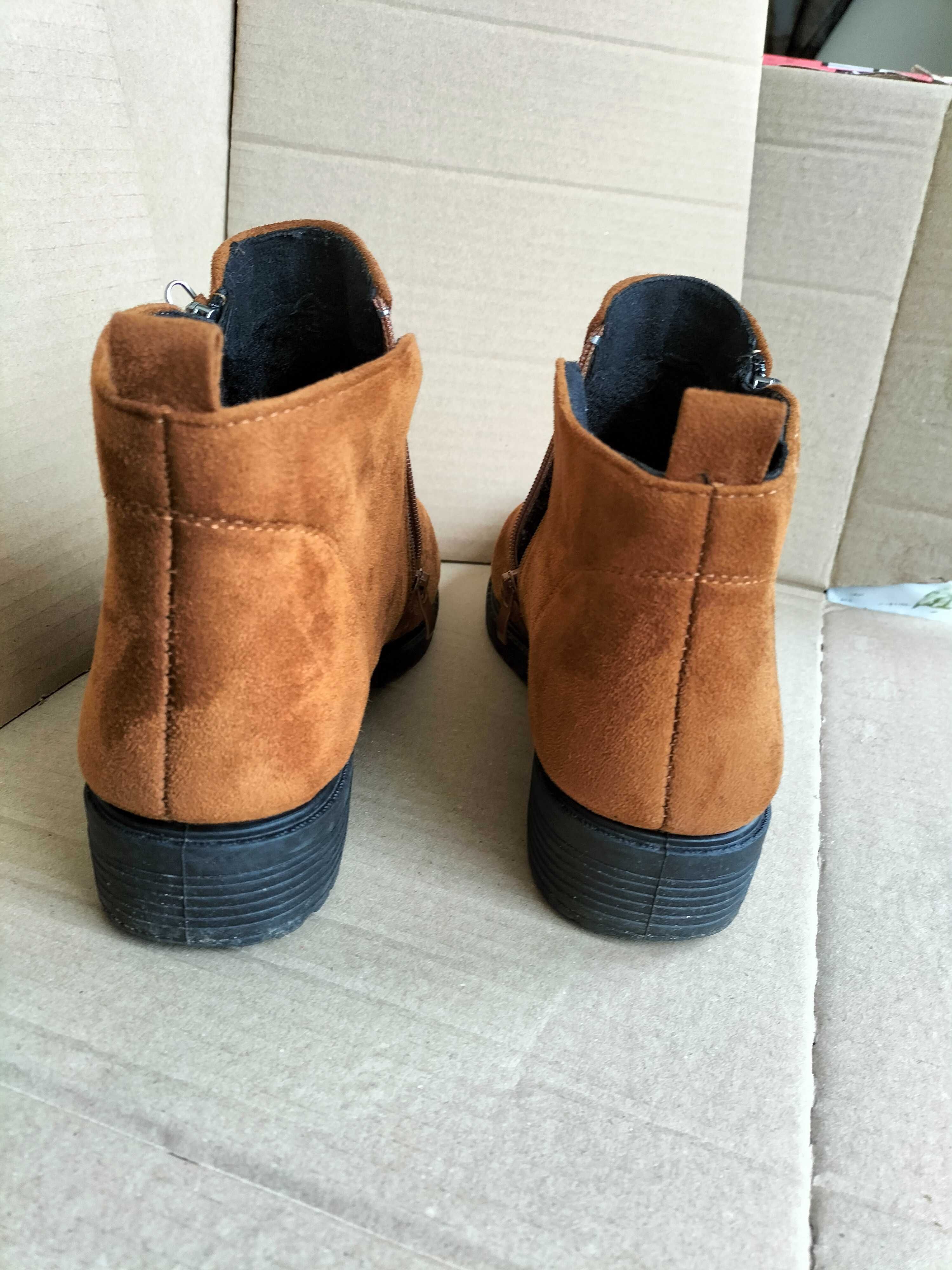 Botas Camurça Camel