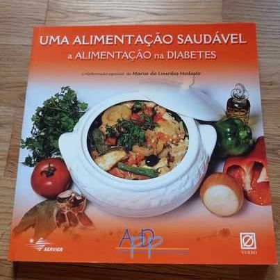 vendo livro uma alimentação saudável alimentação na diabetes