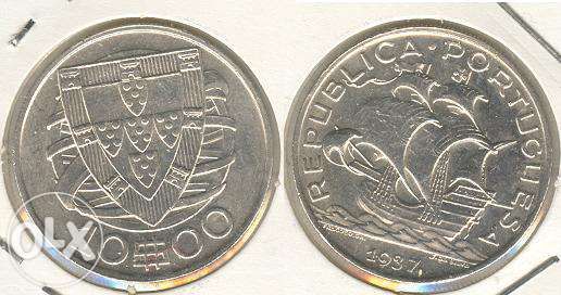 Moeda 10$00/37 - prata