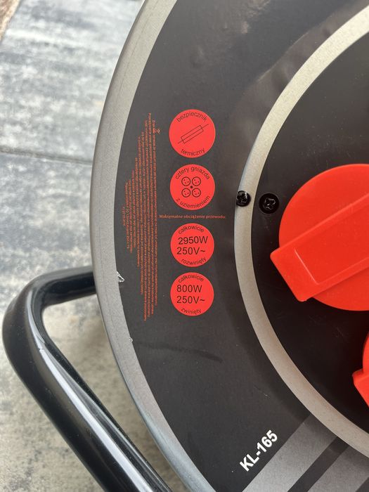 Przedluzacz na bebnie 3x2.5 50m