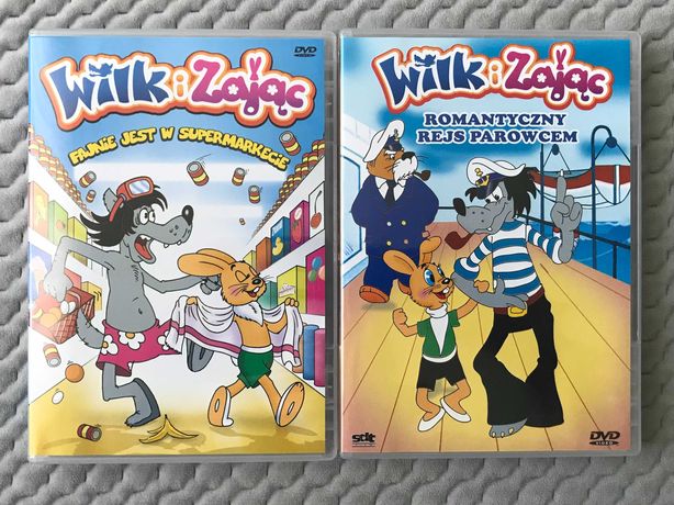 "Wilk i Zając" - 2 DVD z kreskówkami - NOWE (PL)