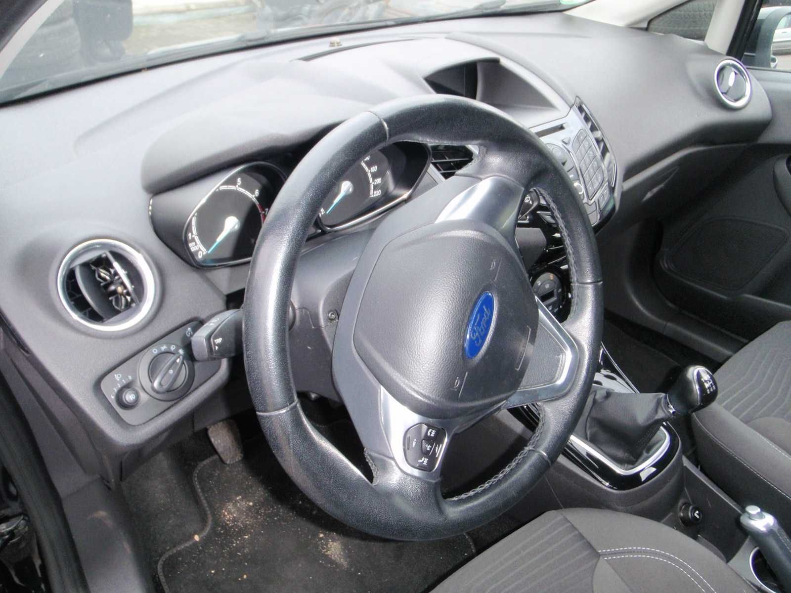 Ford Fiesta MK7 deska rozdzielcza,kokpit,AirBak Orginał czarna 12-17